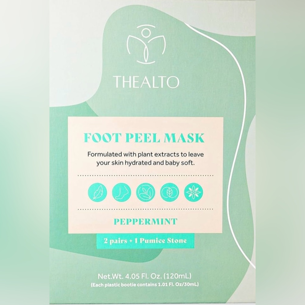 Thealto Peppermint Foot Peel Mask
